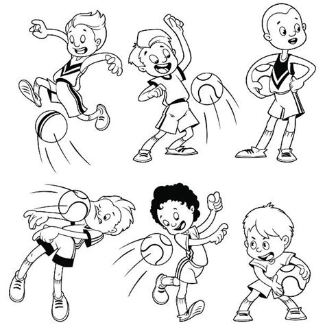 Multiethnic group of kids (and child using a wheelchair) playing together. Best Kids Playing Dodge Ball Illustrations, Royalty-Free ...