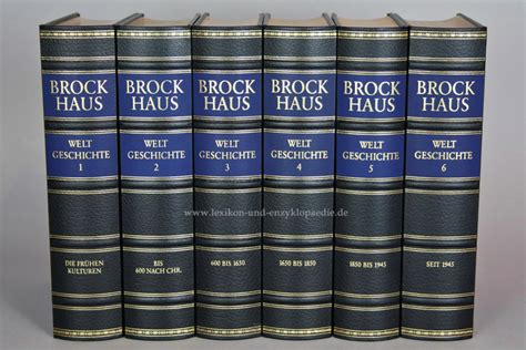 Brockhaus Die Bibliothek, Weltgeschichte, 6 Bände ...