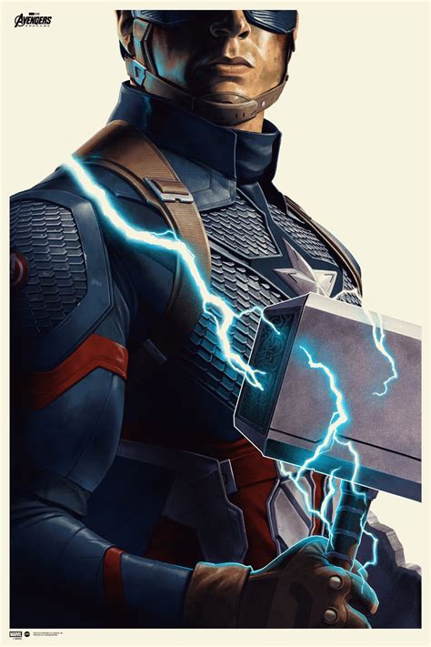 Marvels Avengers Endgame Captain America And Fantastic Four Poster