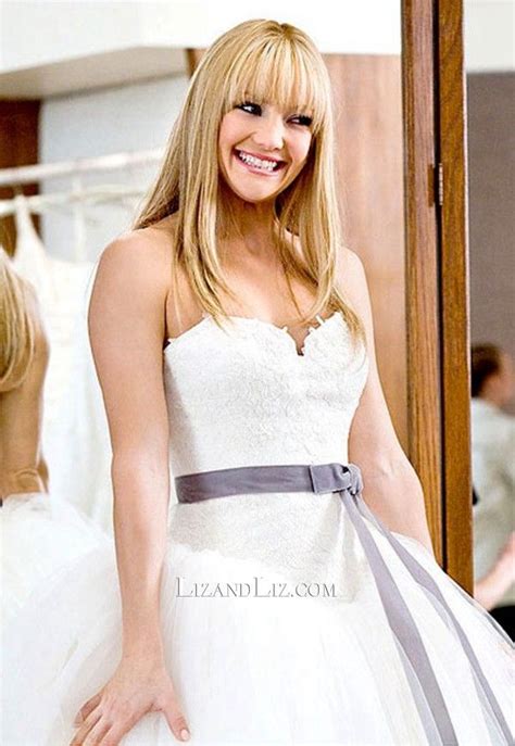 Kate Hudson Strapless Ball Gown Celebrity Wedding Dress In Bride Wars