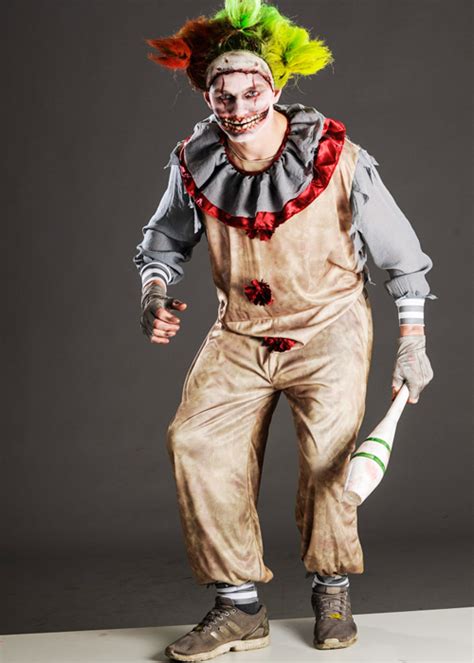 Mens Twisty The Clown Style Horror Costume