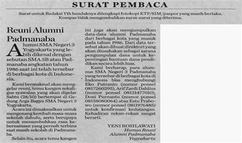 Surat Pembaca Pengertian Ciri Dan Contohnya Haloedukasi Com