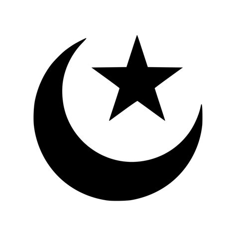 Star And Crescent Vinyl Decal Sticker Moon Islam Symbol