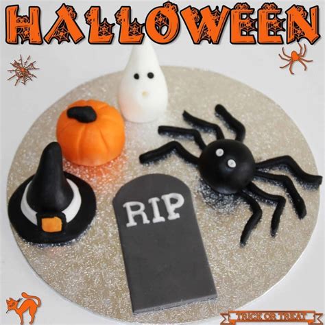 See more ideas about fondant, halloween clay, polymer clay halloween. How to make Halloween Fondant Cupcake Toppers - Happy Foods Tube