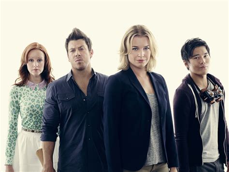 The Librarians Lindy Booth Christian Kane Rebecca Romijn