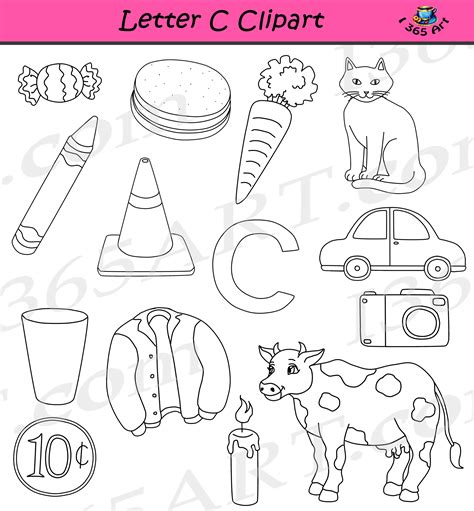 Every letter in the alphabet has its own history. Letter C Clipart - Commercial-Use Graphics by Clipart 4 School