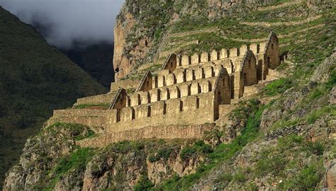 Ollantaytamboperuthe Incas Built Several Storehouses Out Of