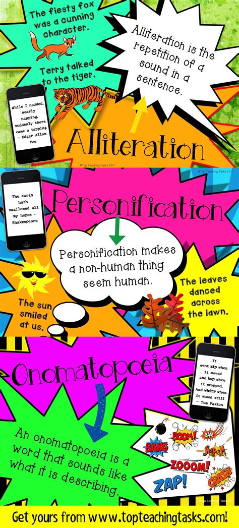 8 Figurative Language Posters These Colourful Posters Will Brighten Up
