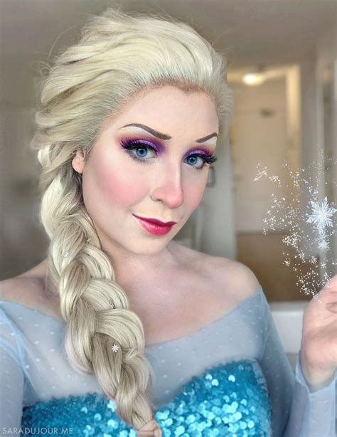 Elsa Cosplay Makeup From Frozen • Sara Du Jour