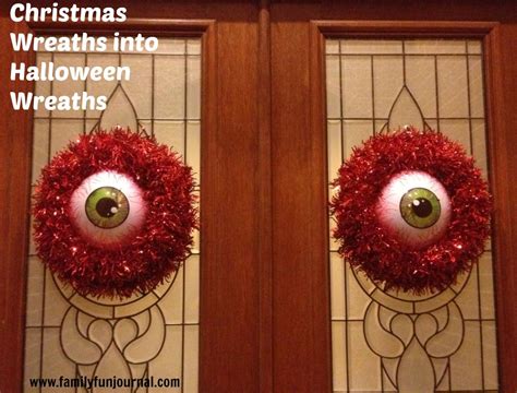 Scary Halloween Wreaths - Family Fun Journal | Scary christmas, Scary halloween wreath 