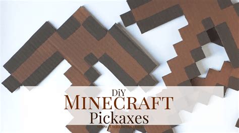 Diy Minecraft Pickaxe Twitchetts