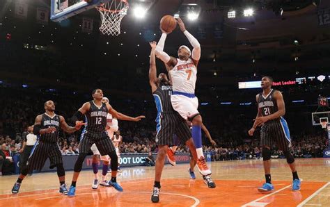 Knicks Defeat Magic In Carmelo Anthonys Return The New York Times