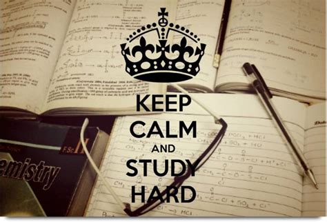 Keep Calm And Study Hard 1 Paper Print Quotes And Motivation Posters In