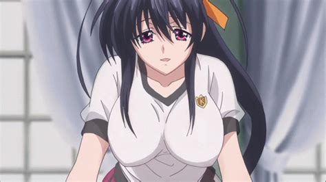 Rule 34 Akeno Himejima Animated Breasts Demon Girl Female High School