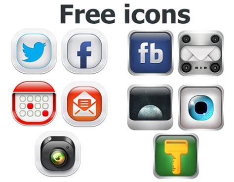 10 Shiny Icons For Your Favorite Apps Designcanyon