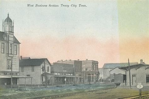West Business Section Tracy City Grundy County Tenn Tennessee Front