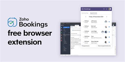 Free Browser Extension Zoho Bookings Appointment Scheduler