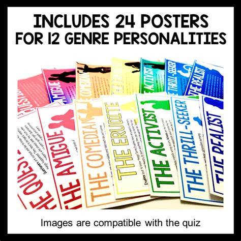Whats Your Genre Personality Quiz Secondary Genre Quiz Poster