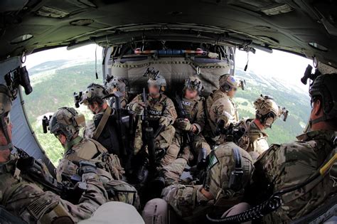 Us Bortac Border Patrol Tactical Unit In A Uh 60 Above Upstate New