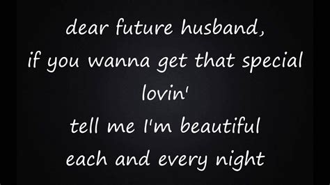 Listen to dear future husband on spotify. Dear Future Husband - Meghan Trainor (Lyrics) - YouTube