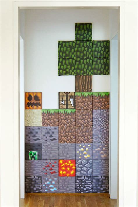 Pin By Erin 🧜🏽‍♀️ On Home Ideas Minecraft Wall Diy Minecraft