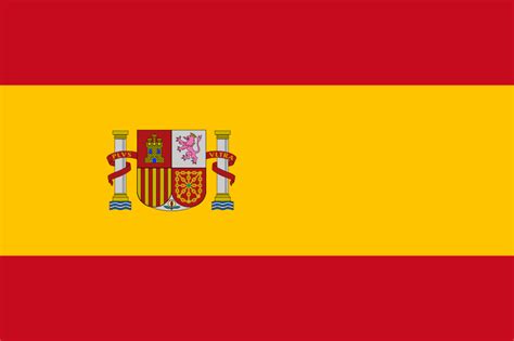 Die flagge spaniens, im sprachgebrauch auch „spanisch la rojigualda (sinngemäß: File:Flag of Spain (state version) new republic.svg ...