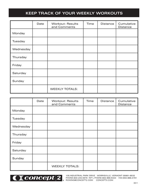 A 4 week workout log or an 8 week workout log. Personal Fitness Plan Template - All Photos Fitness ...