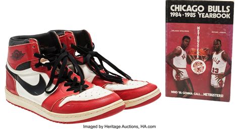 1984 85 Michael Jordan Game Worn Original Air Jordan Shoes Lot