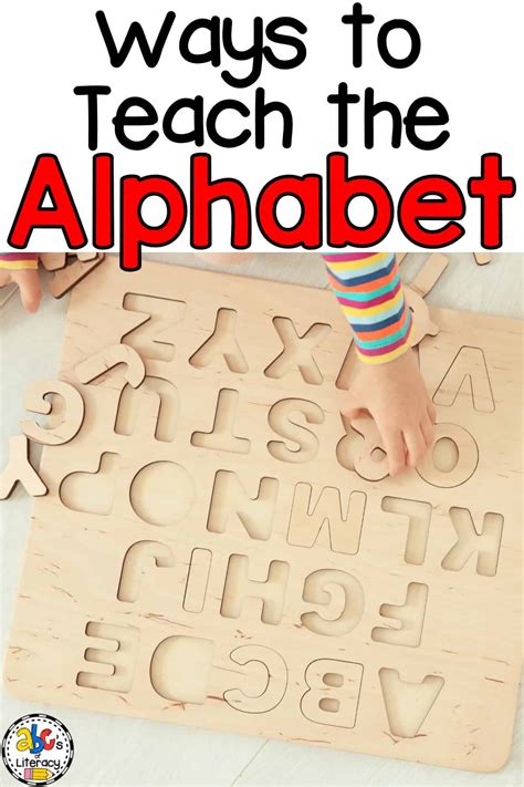 Letter Recognition How To Teach Kids The Letters Of The Alphabet