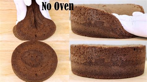 No Oven Chocolate Sponge Cake Recipe How To Make Moist Fluffy Chocolate Sponge Cake Youtube