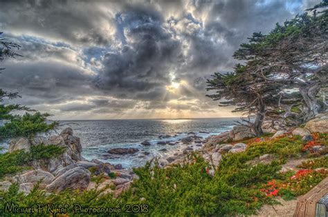 Pebbly Sunset At Pebble Beach Ca Along The 17 Mile Drive Flickr