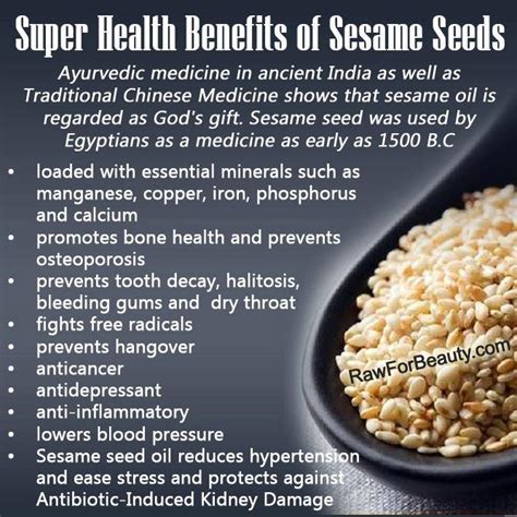 The 12 Health Benefits Of Sesame Seeds Nutrient Rich