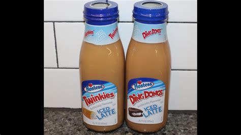 Hostess Twinkies Iced Latte Ding Dongs Iced Latte Review YouTube