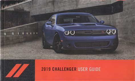 2019 Dodge Challenger User Guide Owners Manual Original