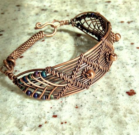 Copper Wire Woven Bracelet Wire Jewelery Wire Jewelry Woven Bracelets