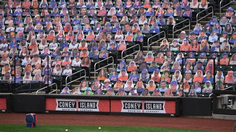 Cardboard Cutout Fans At Citi Field Newsday