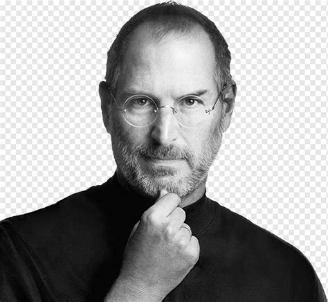 ICon Steve Jobs Apple Actor Celebrities Monochrome Sticker Png PNGWing