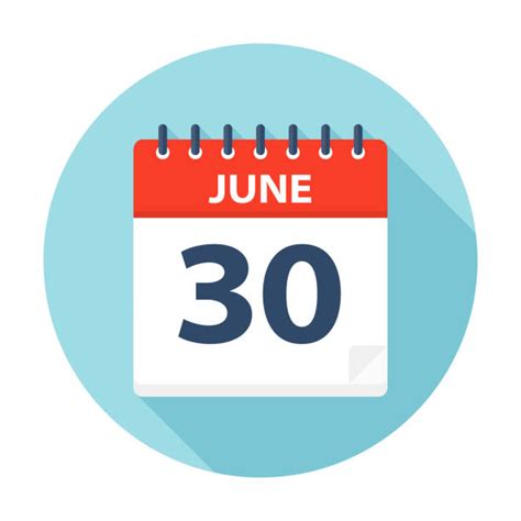 June 30 Calendar Illustrations Royalty Free Vector Graphics And Clip Art