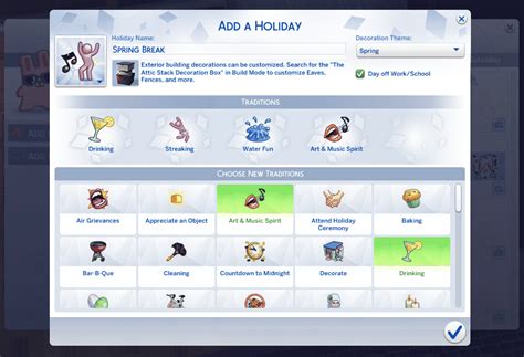 Sims 4 More Calendar Icons