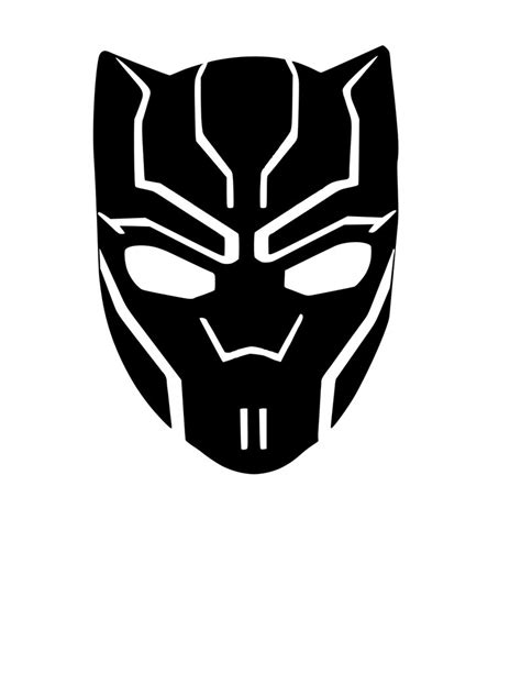 Black Panther Logo Iron On Heat Transfer Vinyl Etsy Australia