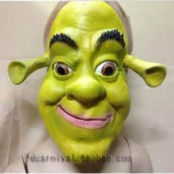New Halloween Props Adult Shrek Masks Animal Full Latex Masquerade