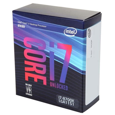 Intel Core I7 8700k 8th Gen