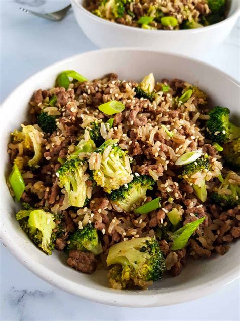 Ground Beef And Broccoli Hint Of Healthy