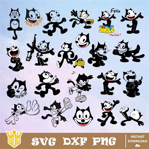 Felix The Cat Svg Cartoon Svg Cricut Cut Files Clipart Inspire Uplift