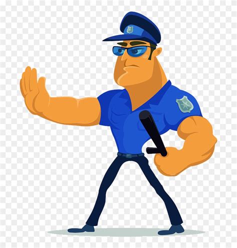 Privacy secure shield vector icon or insurance protection logo sign idea with blank empty copy space and check mark flat cartoon illustration, concept of guard guarantee or security. Police Officer Security Guard Illustration - Angry ...