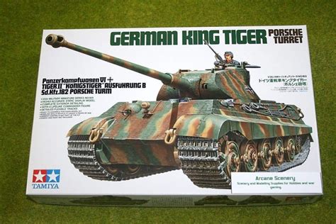 Tamiya German King Tiger Porshe Turret Scale Kit Arcane