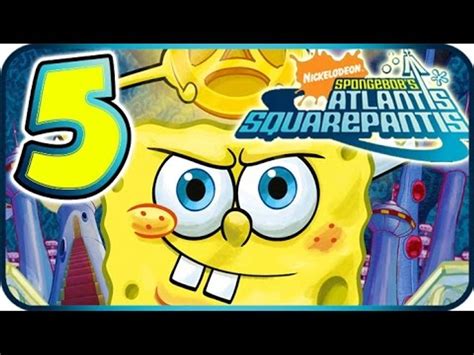 Spongebob Atlantis Squarepantis Walkthrough Part 5 Ps2 Wii ☼ Level 5