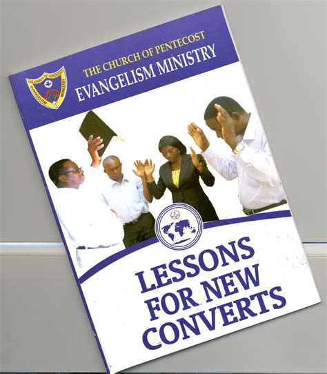 Pentecost Books Lessons For New Converts