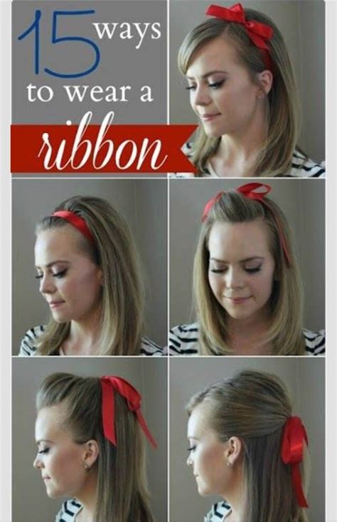 How To Tie A Ribbon 15 Ways In Ur Hair Hair Styles Hair Beauty Hair