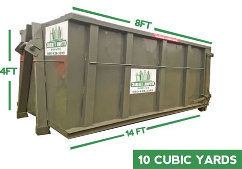 Dumpster Sizes And Dimensions With Charlotte Dumpster Service